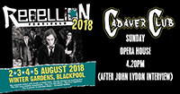 Cadaver Club - Rebellion Festival, Blackpool 5.8.18